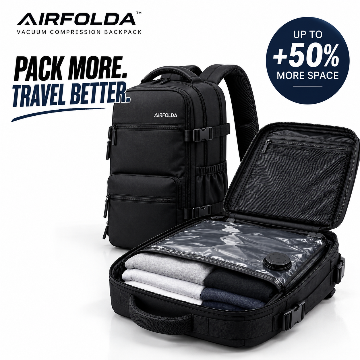 AIRFOLDA™ Compression Backpack